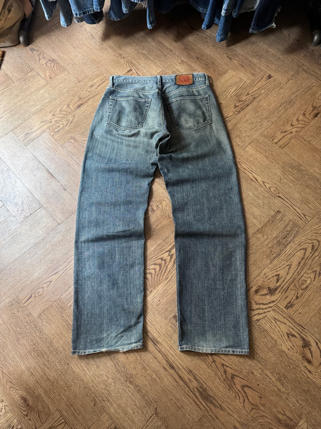 [33]00's 리바이스 재팬 503 빈티지 페이딩 스트레이트 데님 팬츠 상품이미지2