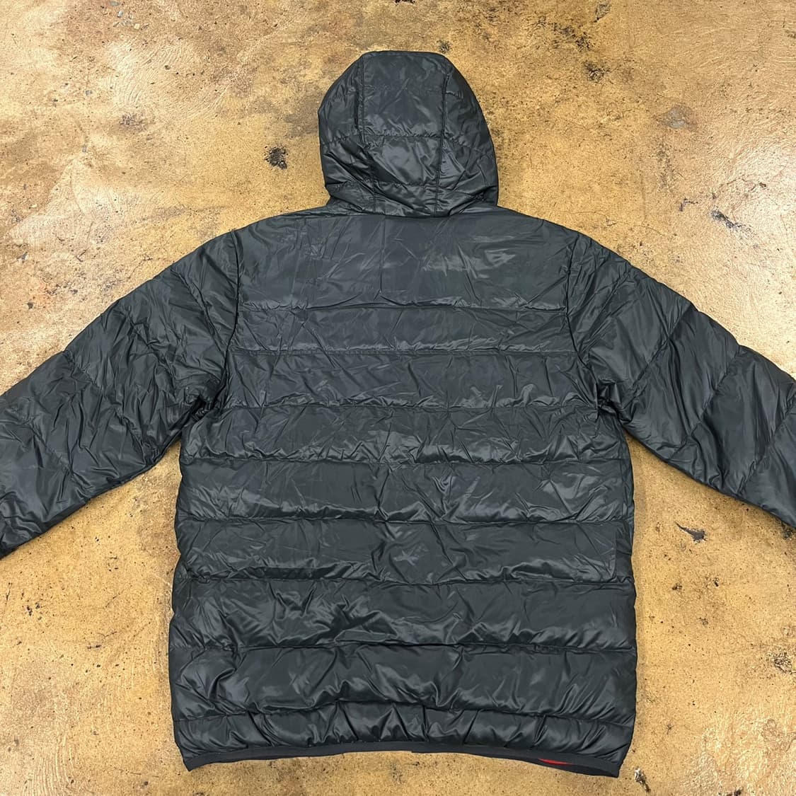 [정품/L] 나이키 블랙 패딩 점퍼 후드 b18 상품이미지4
