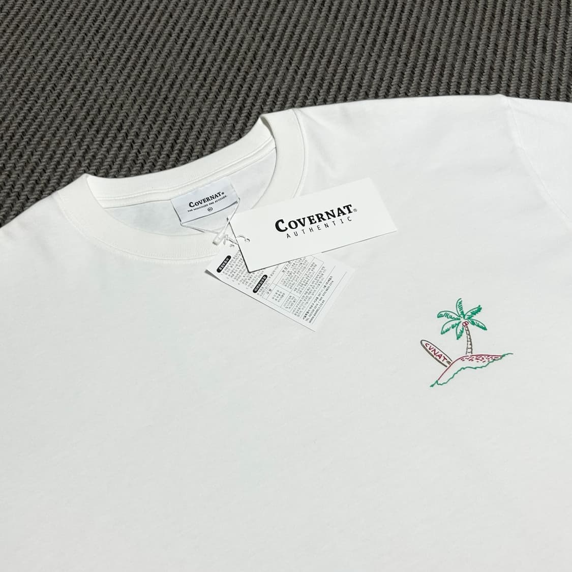 [XL] Covernat 커버낫 서퍼맨 미사용 화이트 반팔티 상품이미지3