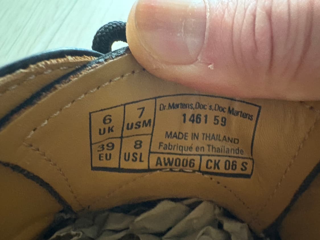 닥터마틴 1461 3홀 스무스 250 상품이미지7