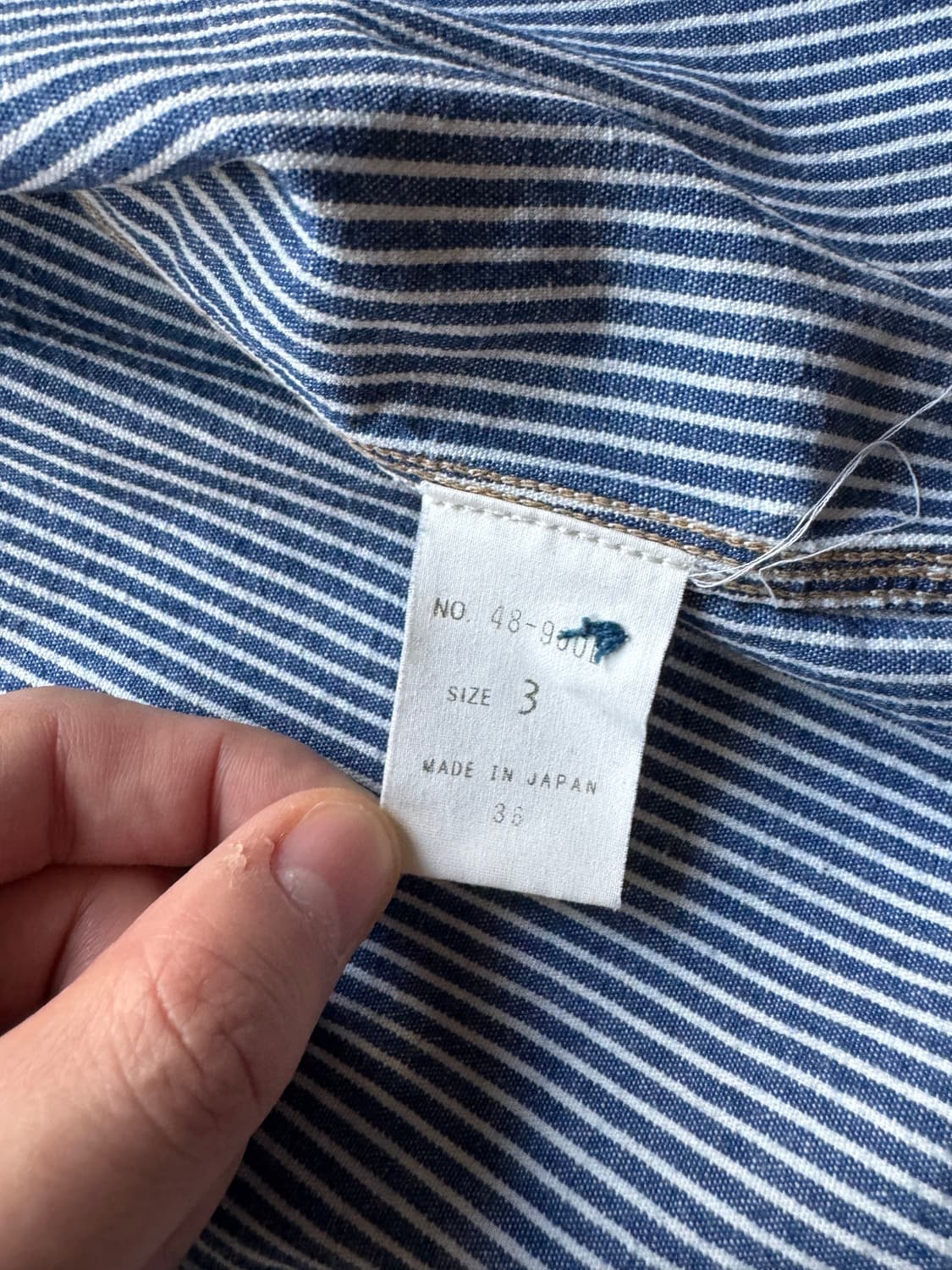 스펠바운드 히코리 스트라이프 샴브레이 셔츠 상품이미지2