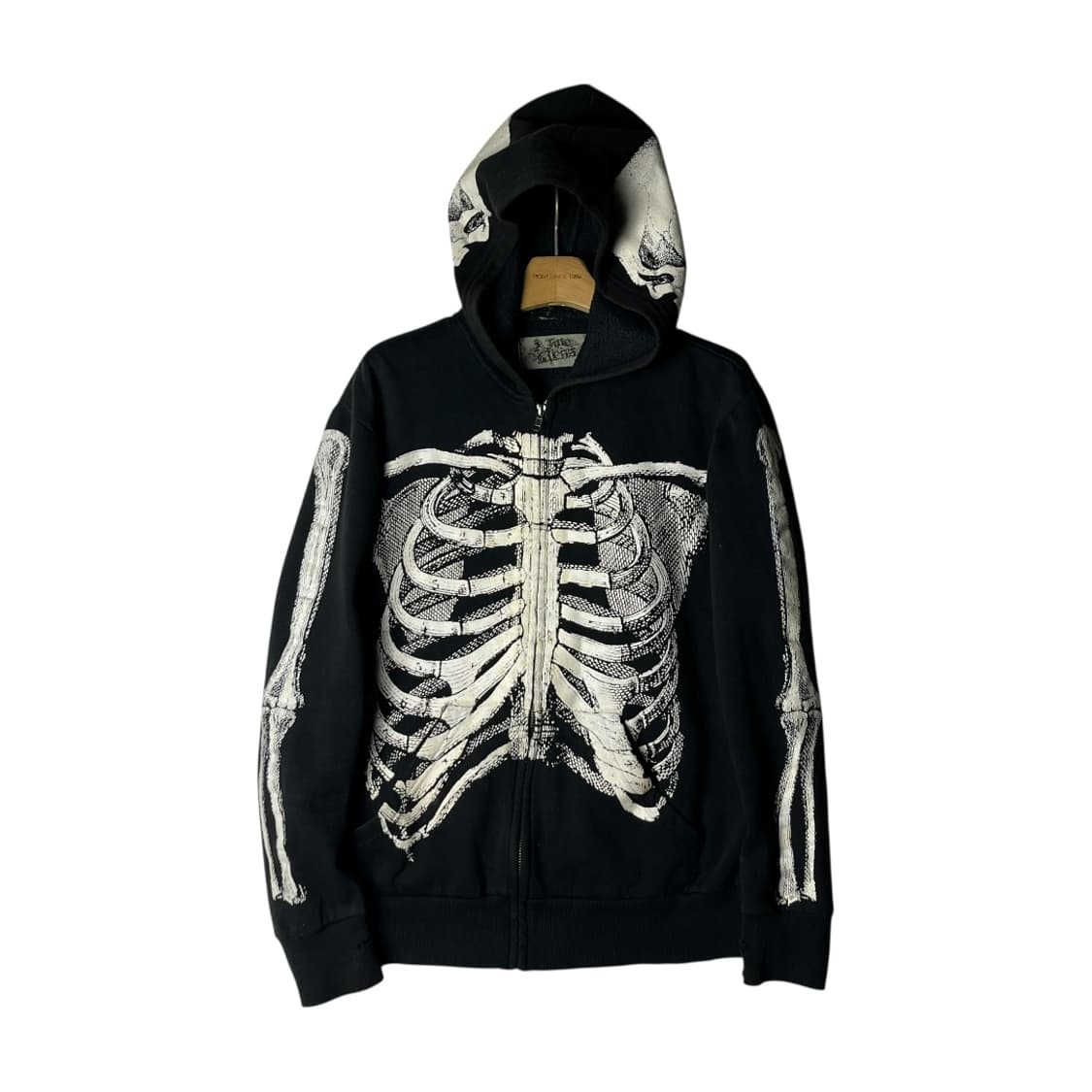 [Fine mess] 파인메스 펑크 스켈레톤 후드집업 상품이미지1