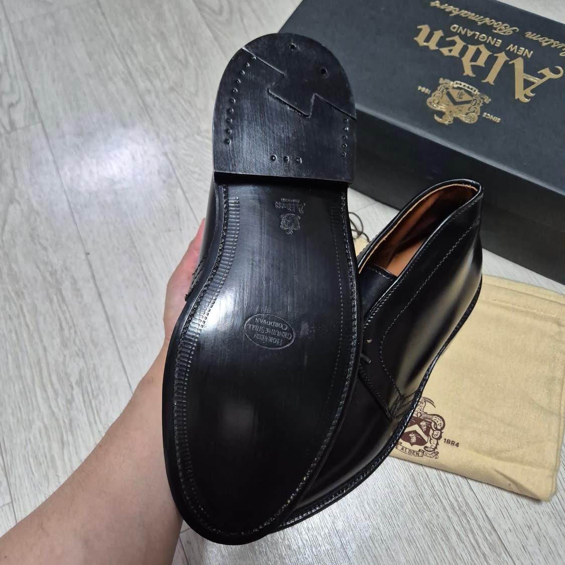 새상품 [8.5E]알든 1340 코도반 처카부츠 990 9901 1339 상품이미지8