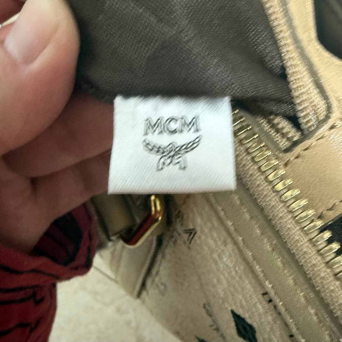 Mcm 베이지 비세토스 토트백 정품 상품이미지6