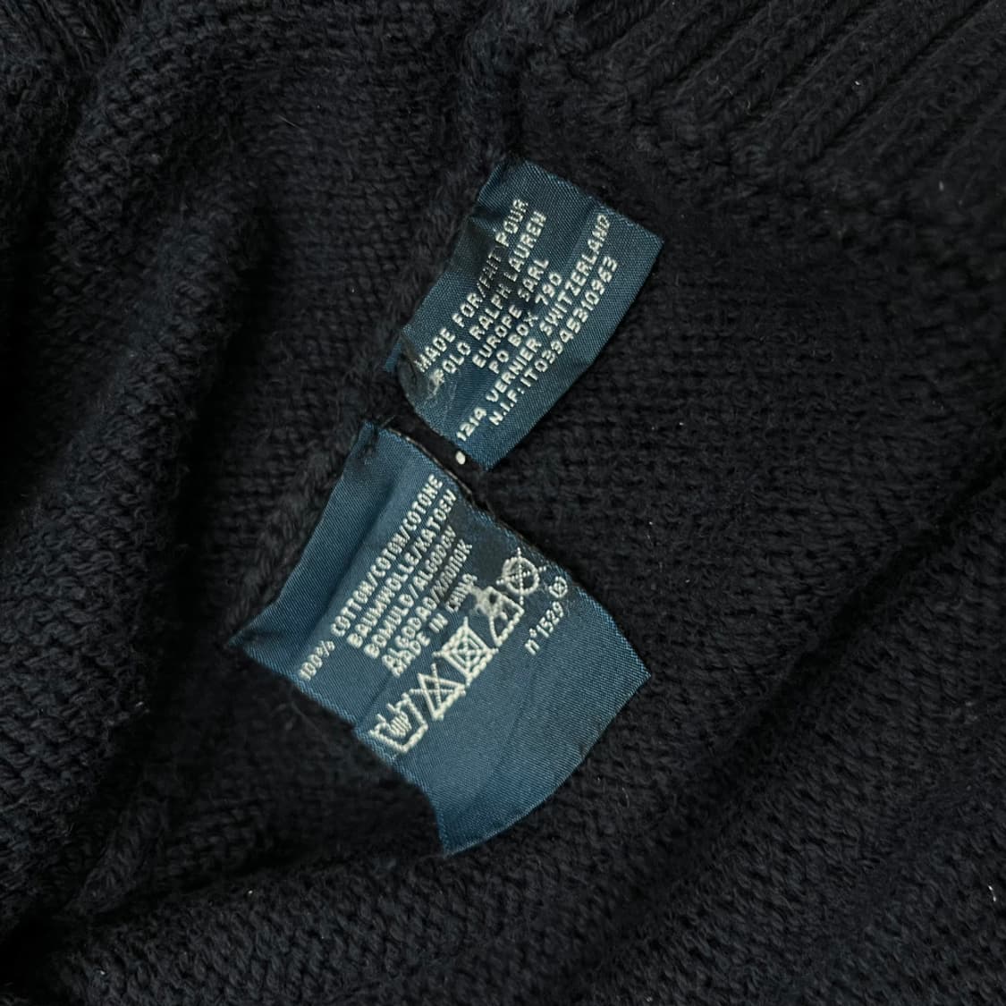 폴로 랄프로렌 레드포니 네이비 니트 L 상품이미지4