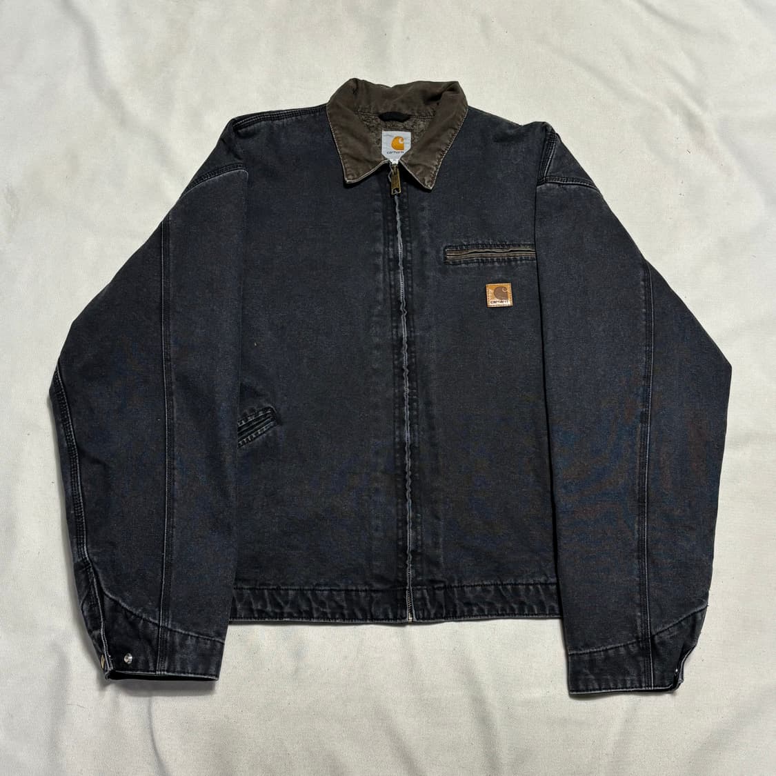 칼하트 네이비 워싱 워크자켓 상품이미지2