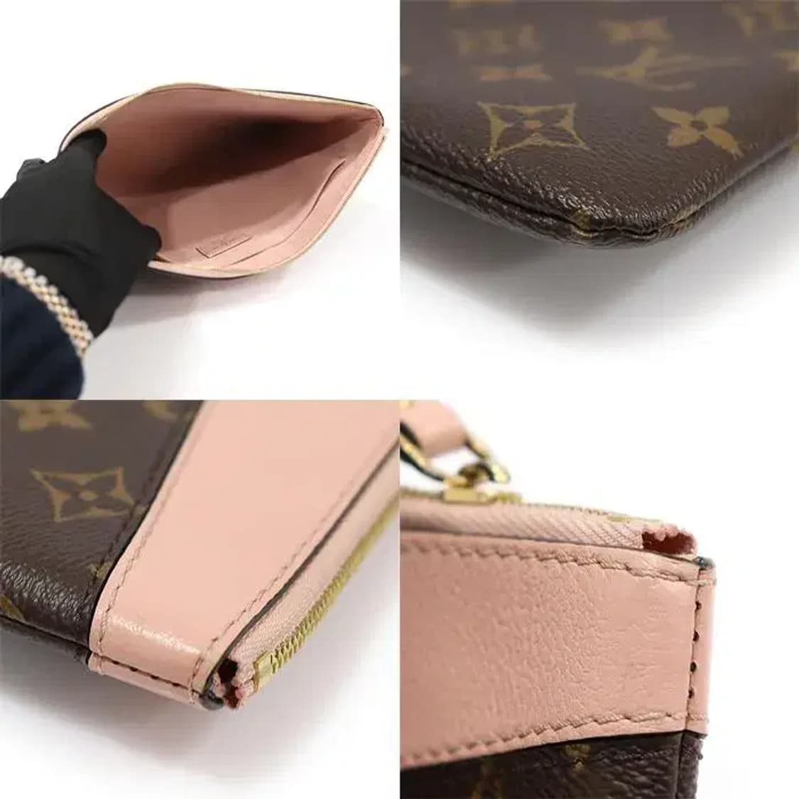 루이비통 M62942 로즈 파우더 모노그램 캔버스 데일리 파우치 클러치 상품이미지6