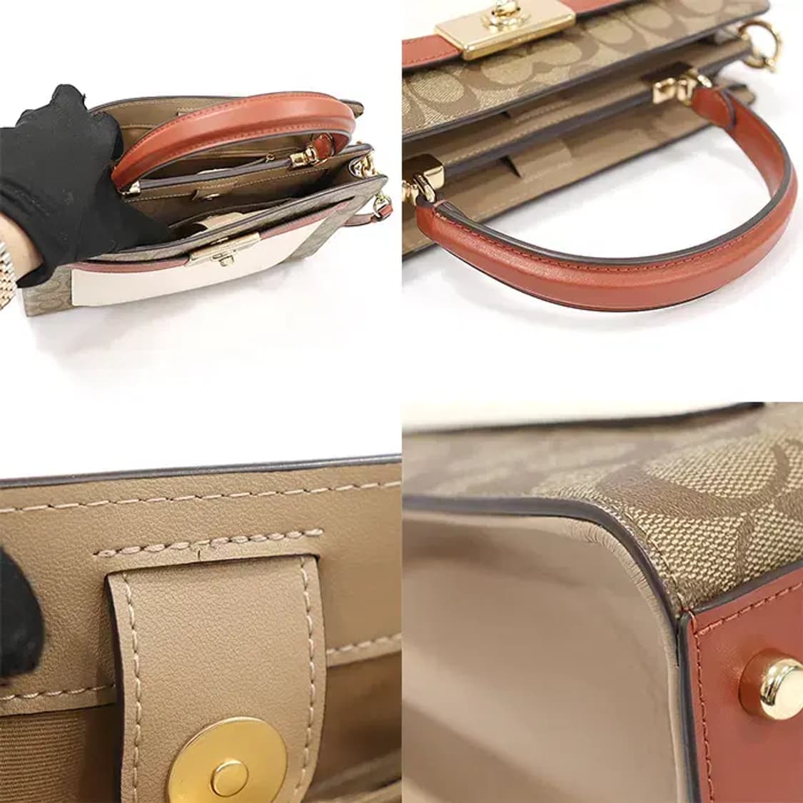 코치 C8208 IMLOT 레인 캐리올 토트 2WAY EP98547CO 상품이미지6