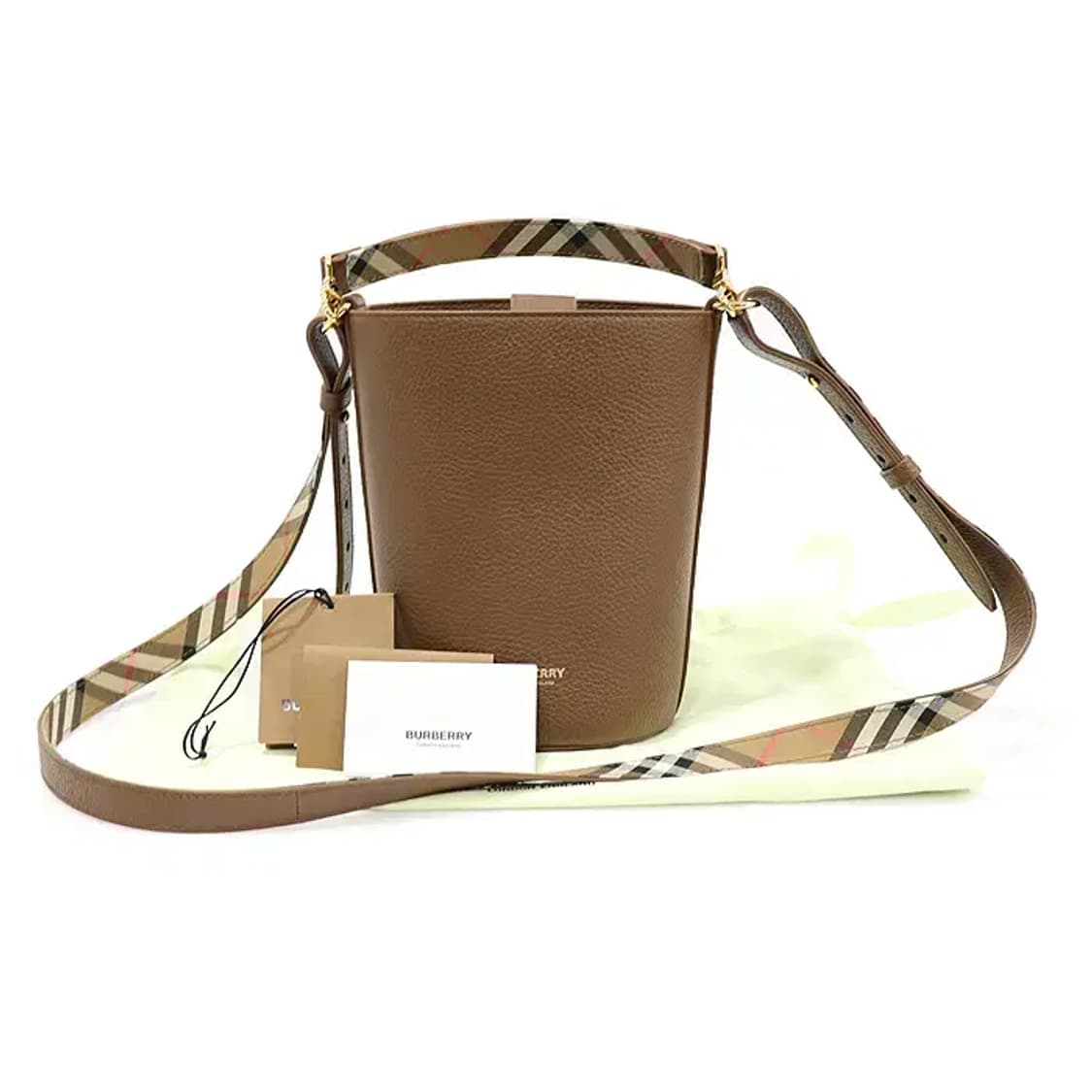 버버리 80845801 얼스 브라운 스몰 버킷 2WAY EP17669BU 상품이미지2