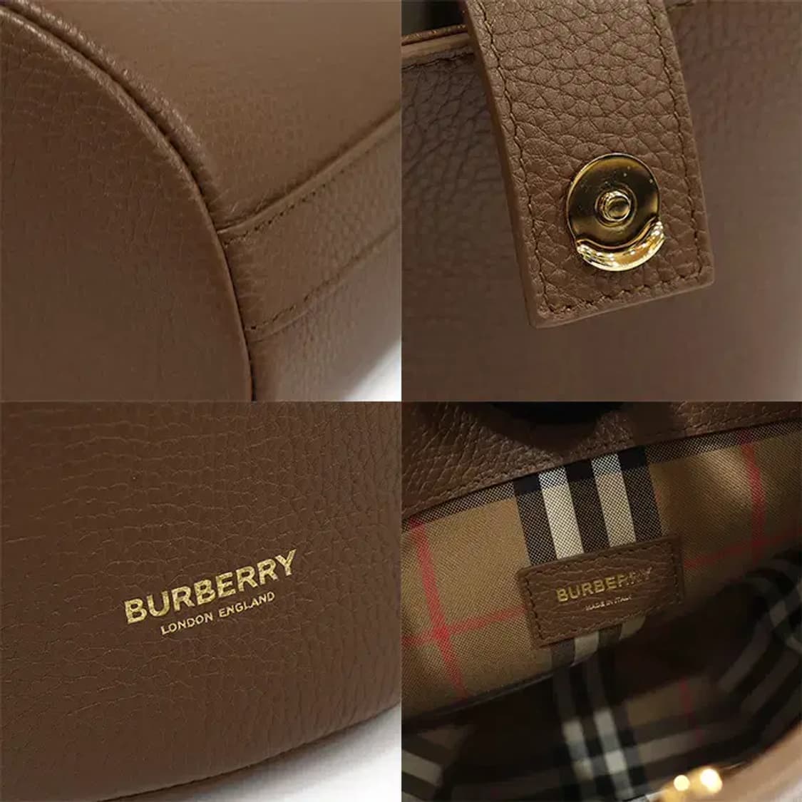 버버리 80845801 얼스 브라운 스몰 버킷 2WAY EP17669BU 상품이미지7