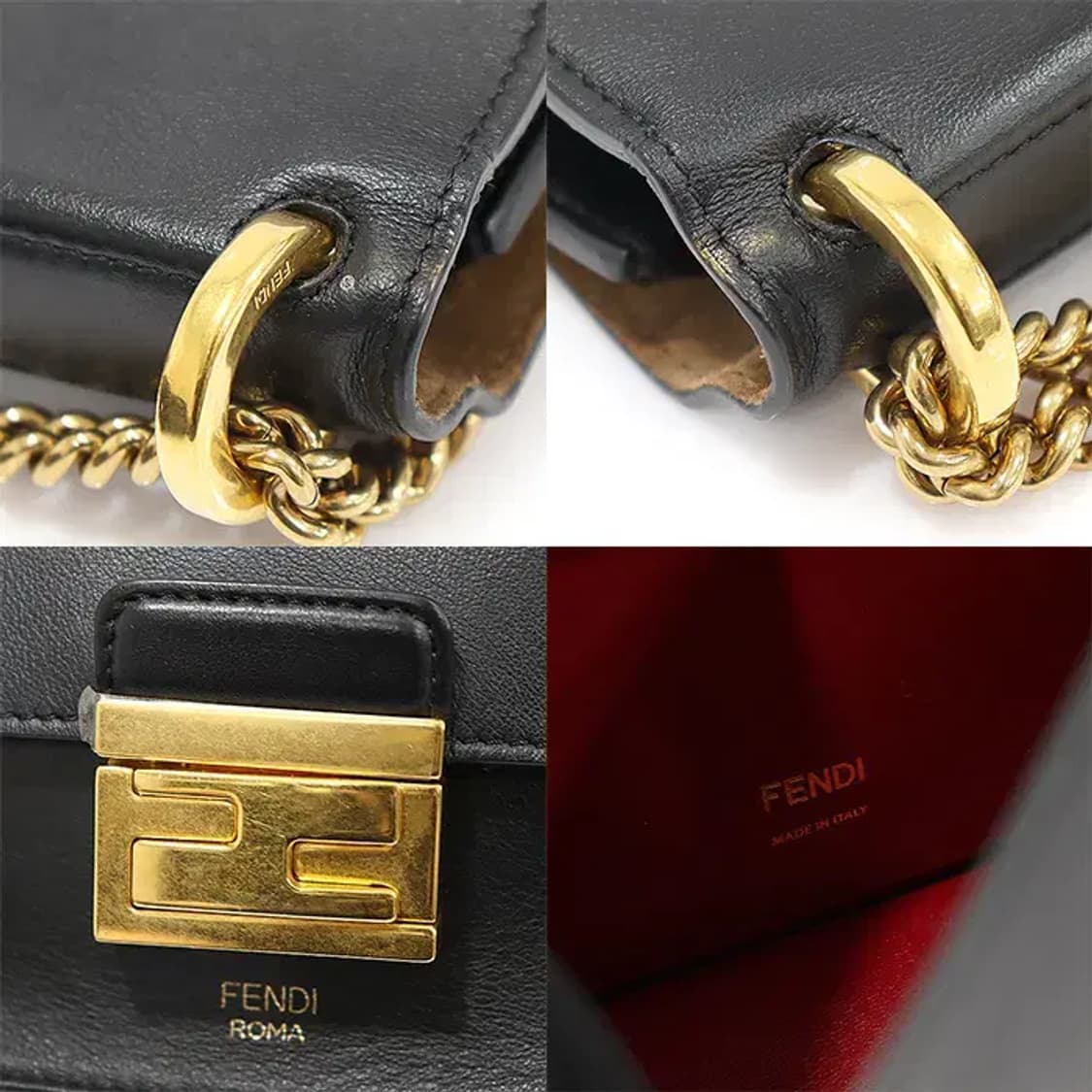 펜디 8BT312 체인 Kan U 캔 유 스몰 숄더백 EP78622FD 상품이미지7