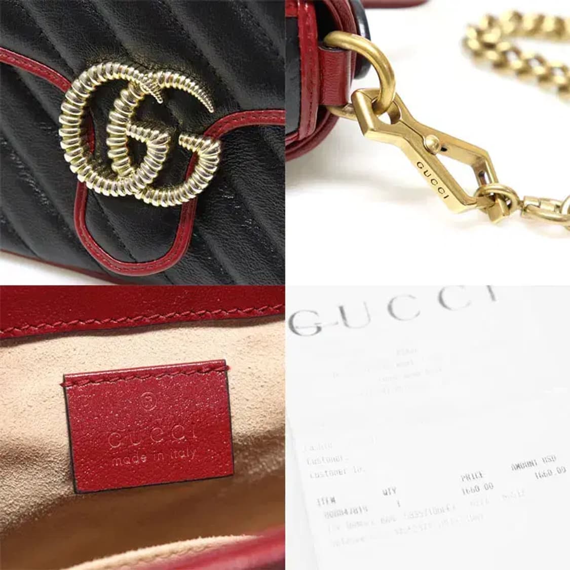 구찌 583571 마틀라세 마몽 탑 핸들 미니 2WAY 상품이미지7