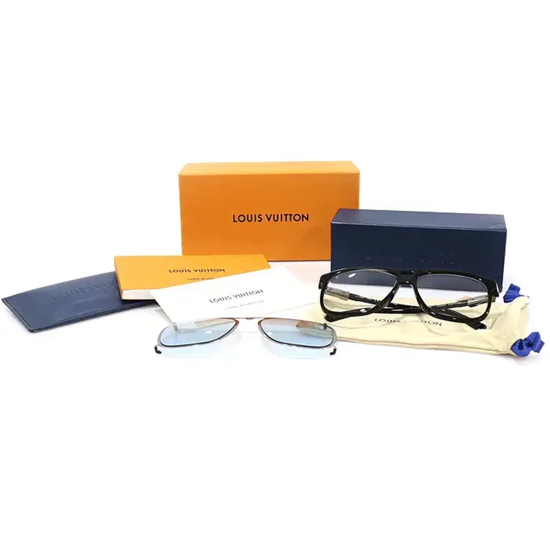 루이비통 Z1086E 실버 LV 새터라이트 선 클립 남성 선글라스 상품이미지2