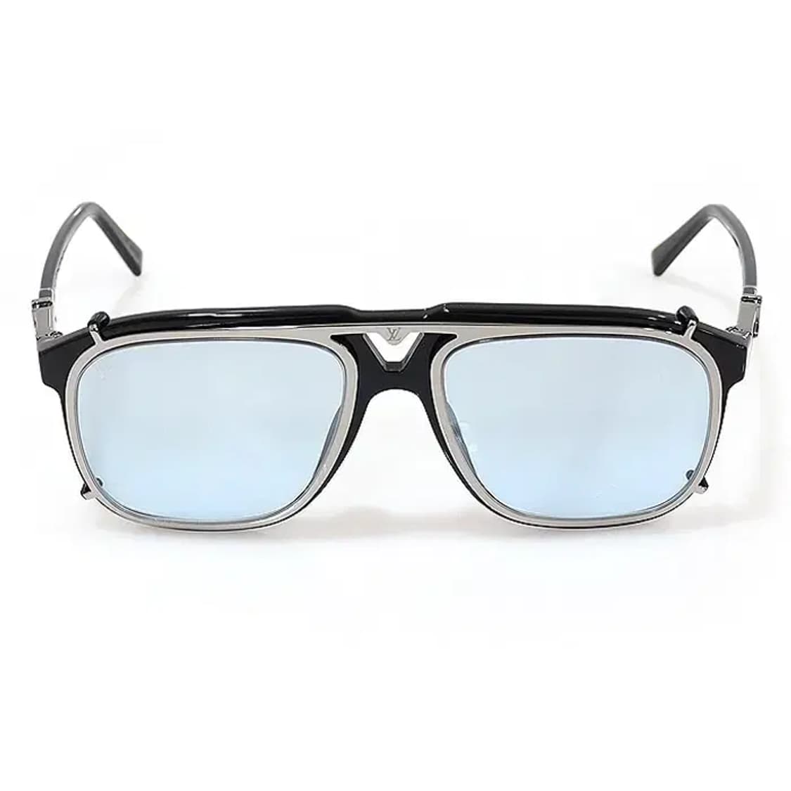 루이비통 Z1086E 실버 LV 새터라이트 선 클립 남성 선글라스 상품이미지4