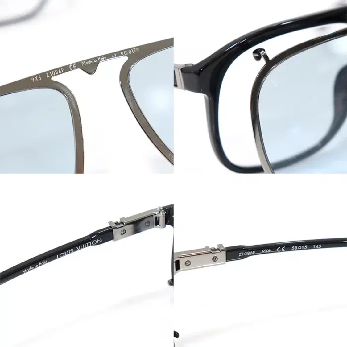 루이비통 Z1086E 실버 LV 새터라이트 선 클립 남성 선글라스 상품이미지7