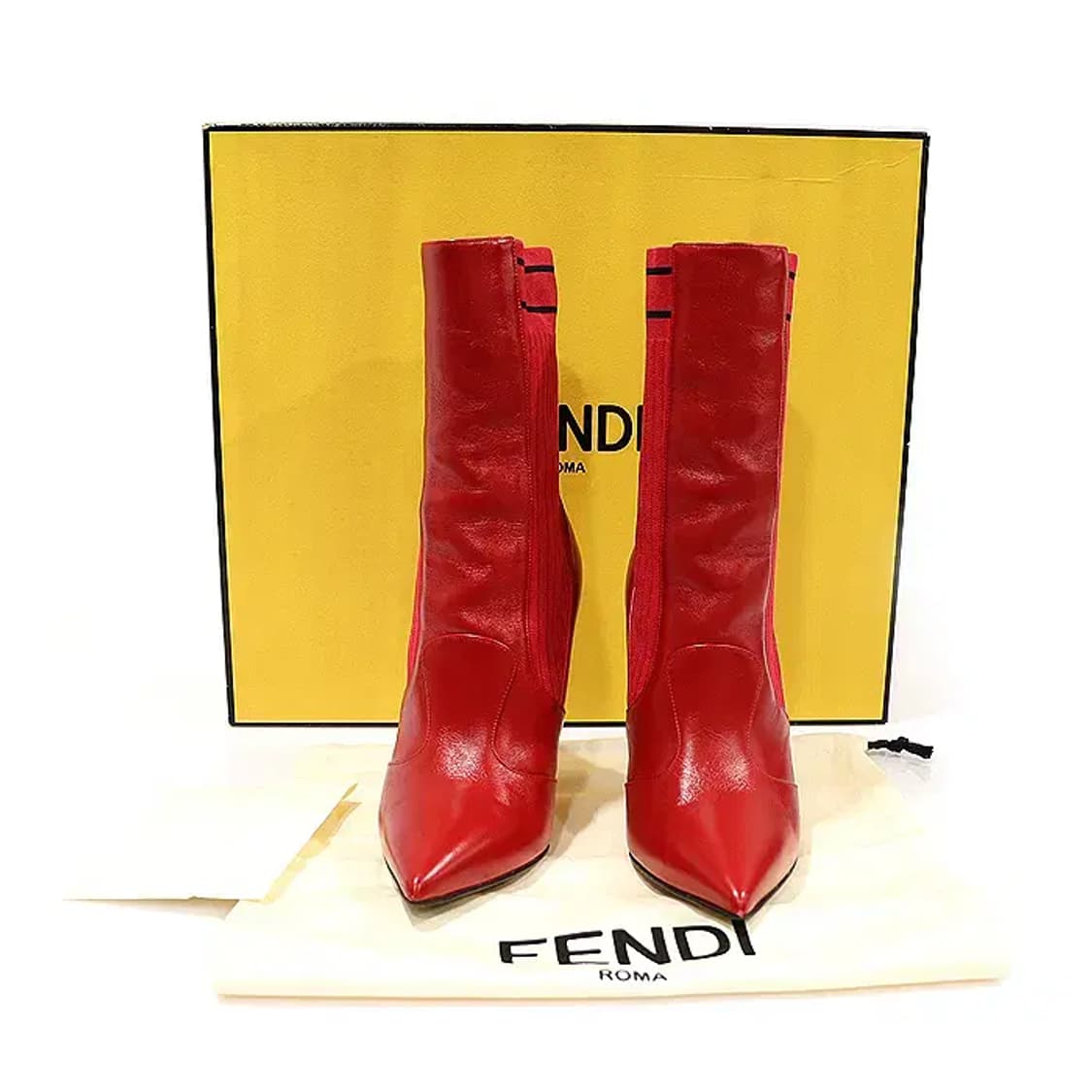 펜디 8T6645 니트 하이힐 삭스 여성 앵클 부츠 CO22391FD 상품이미지2