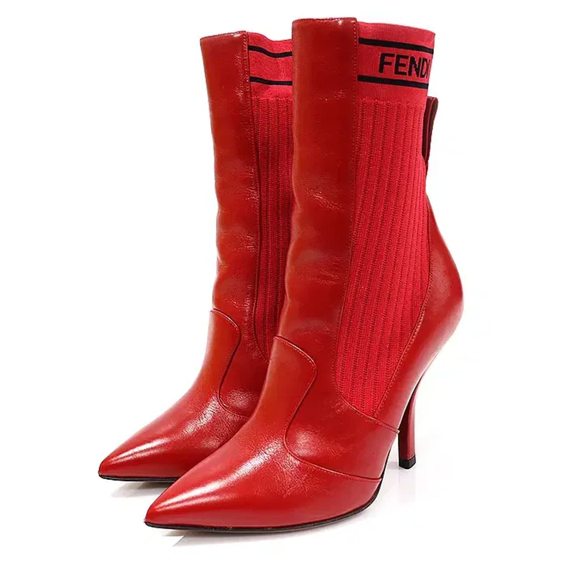 펜디 8T6645 니트 하이힐 삭스 여성 앵클 부츠 CO22391FD 상품이미지3