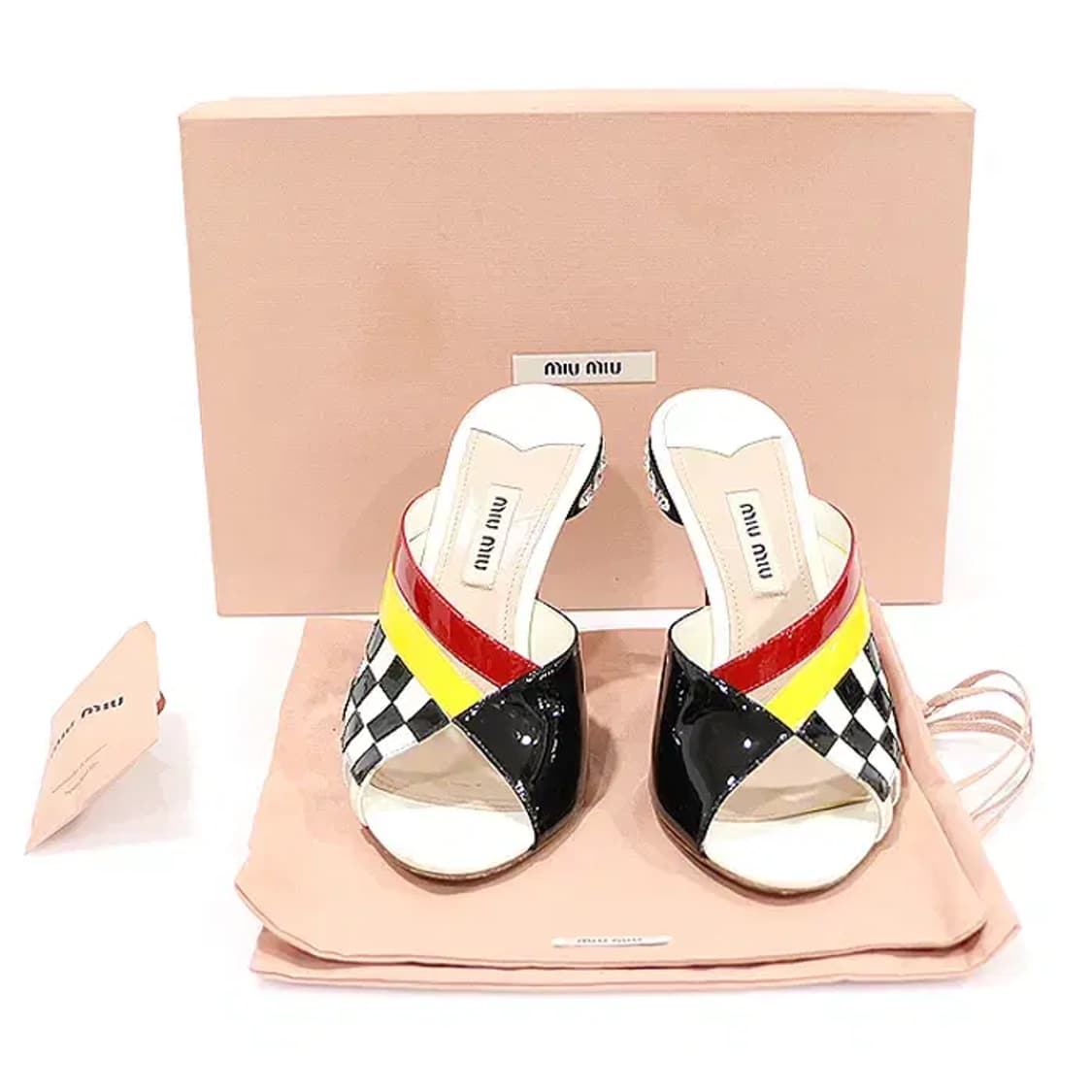 미우미우 5XX290 멀티 크리스탈 오픈토 여성 샌들 CO89284MIU 상품이미지2