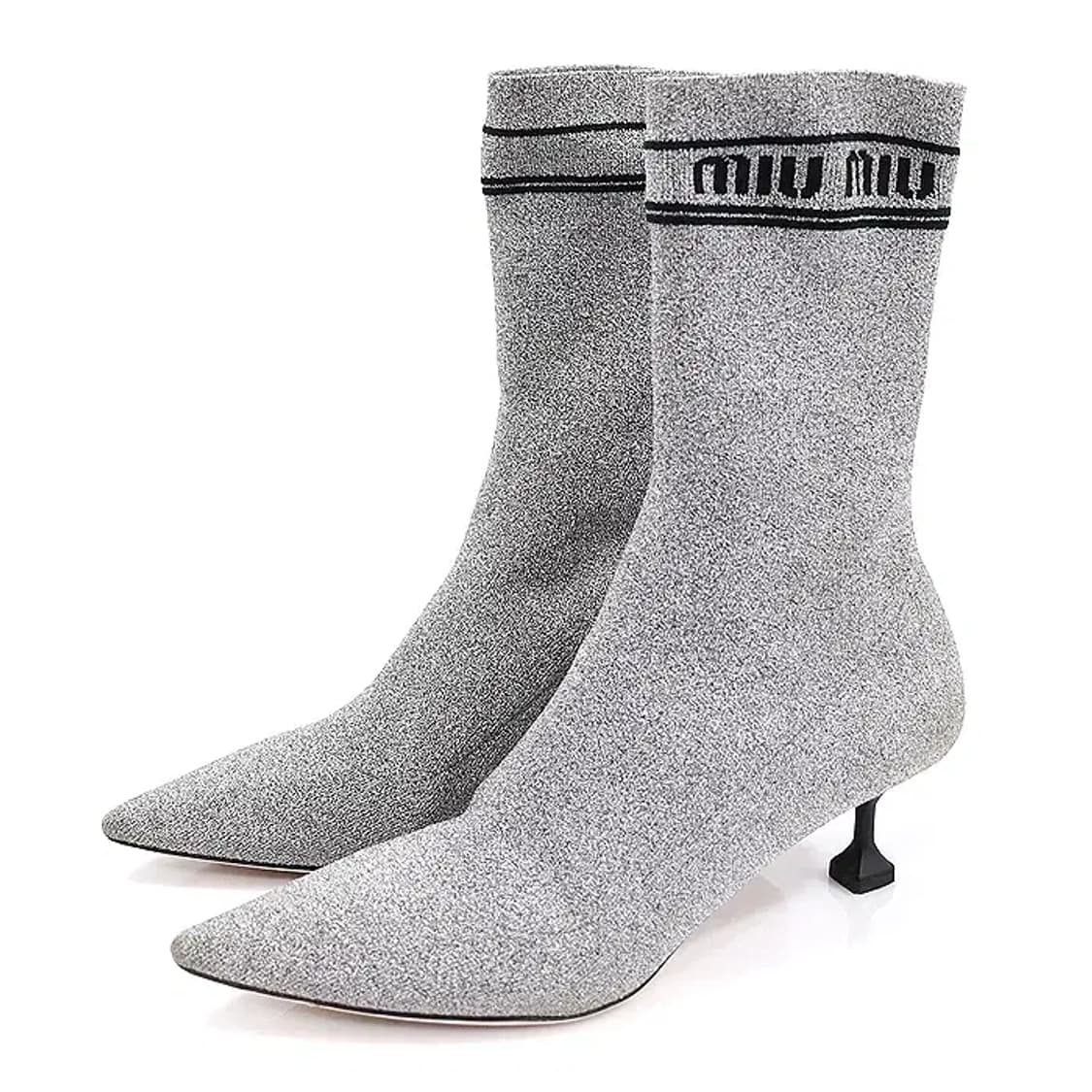 미우미우 5U026C 글리터 삭스 여성 앵클 부츠 CO75528MIU 상품이미지2