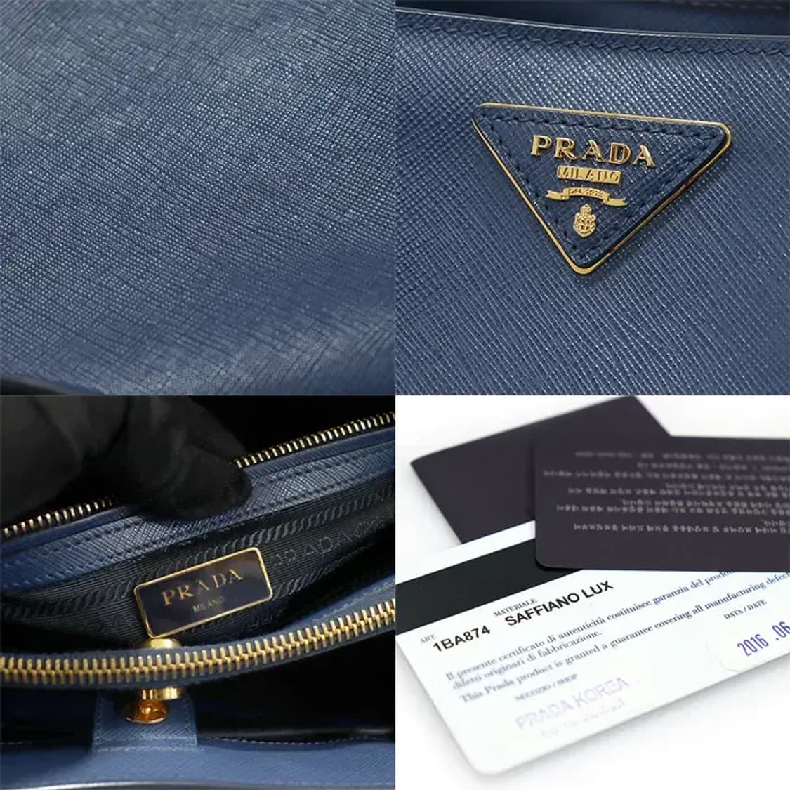 프라다 1BA874 사피아노 럭스 로고 2WAY CO48138PR 상품이미지7