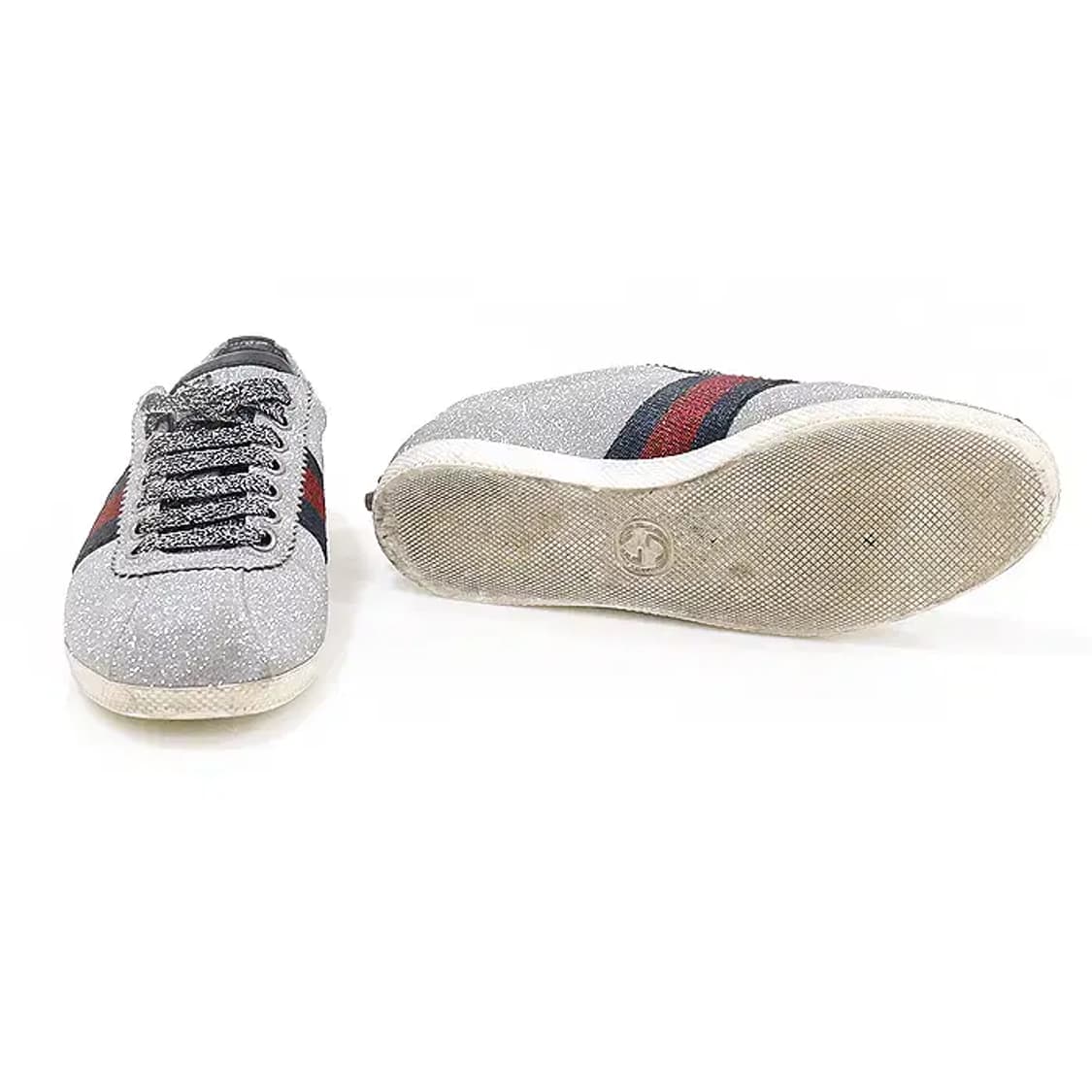 구찌 419544 메탈릭 밤비  WEB 여성 스니커즈 CO82866GU 상품이미지5