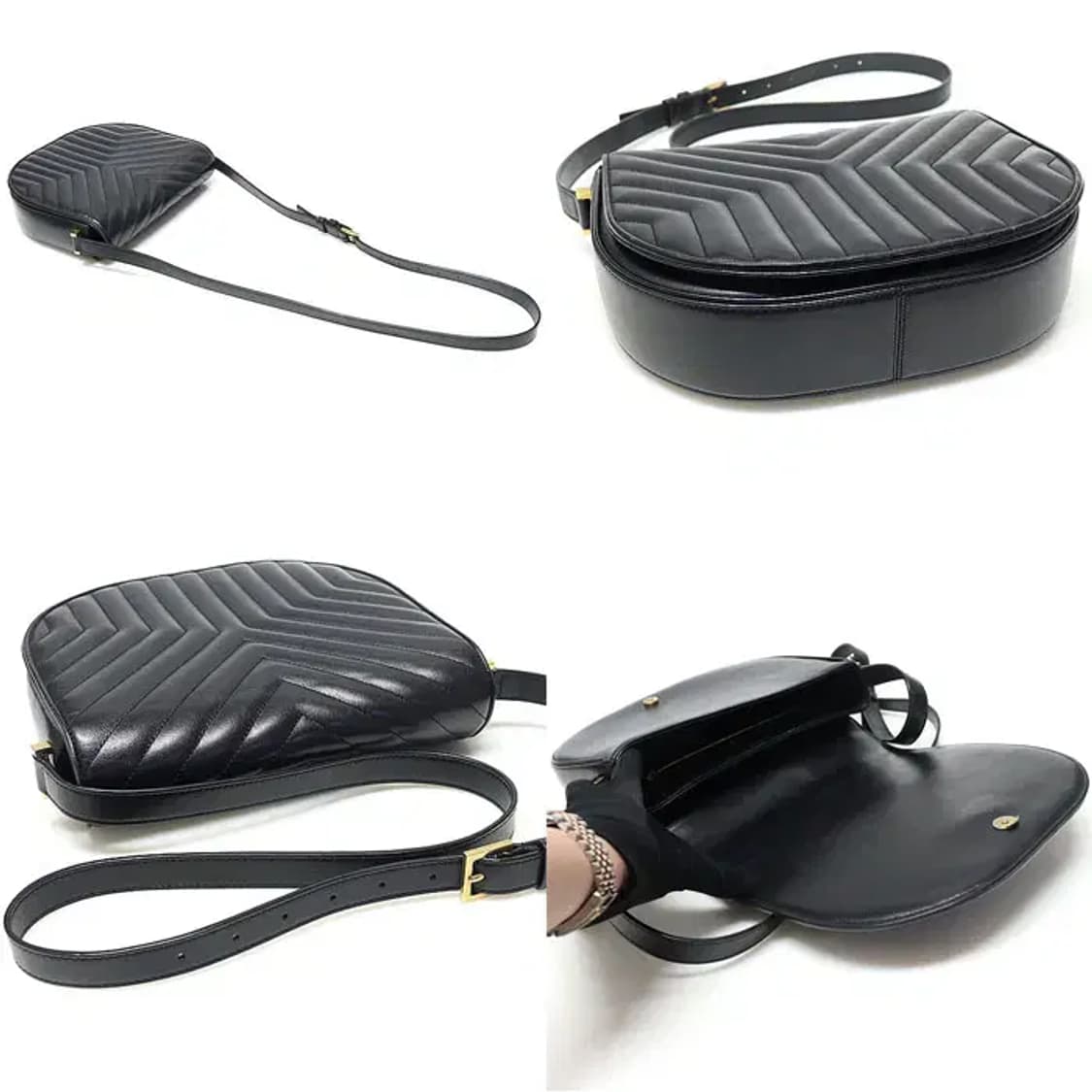 생로랑 579583 퀄팅 카프스킨 조안 사첼 숄더백 16299YSL 상품이미지5