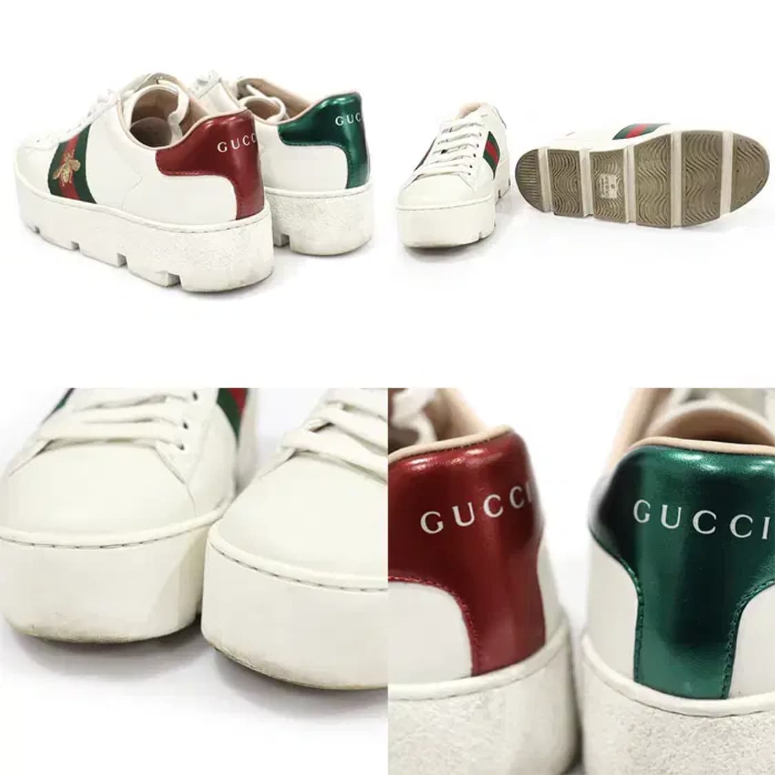 구찌  577573 WEB 꿀벌 에이스 여성 스니커즈 CO71877GU 상품이미지5