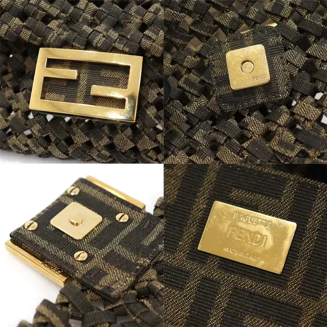 펜디 8BS017 자카드 우븐 바게트 미니 2WAY CO33015FD 상품이미지7