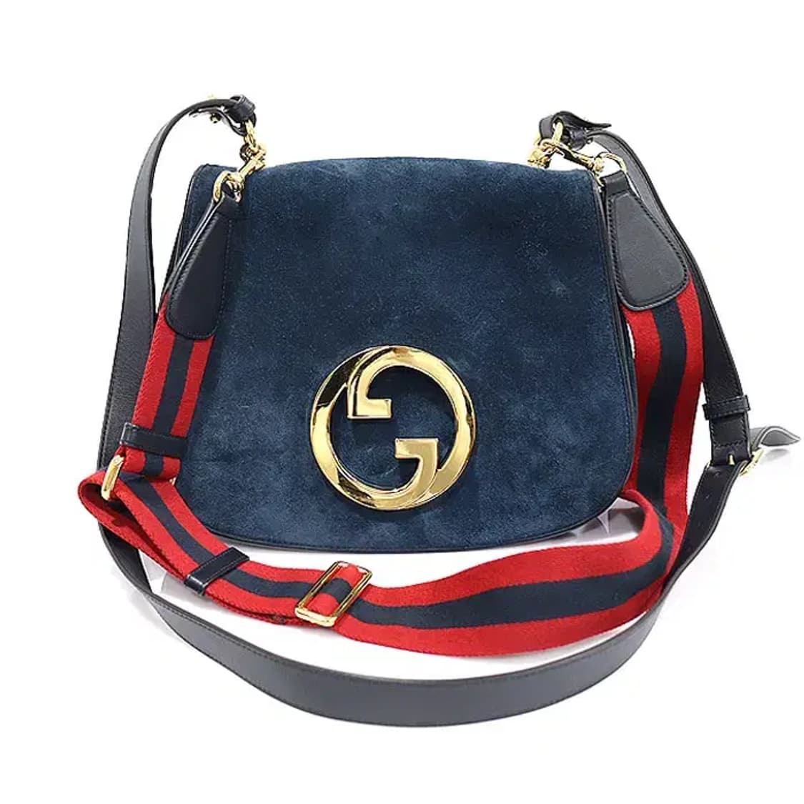 구찌 699210 스웨이드 인터로킹 G 미듐 2WAY CO63268GU 상품이미지1