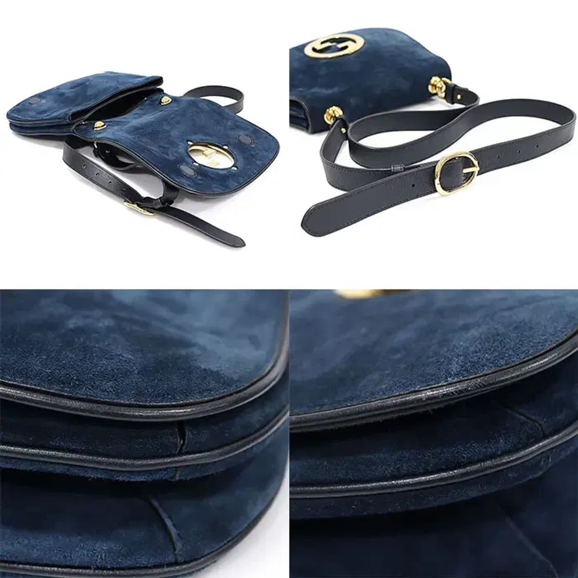 구찌 699210 스웨이드 인터로킹 G 미듐 2WAY CO63268GU 상품이미지6