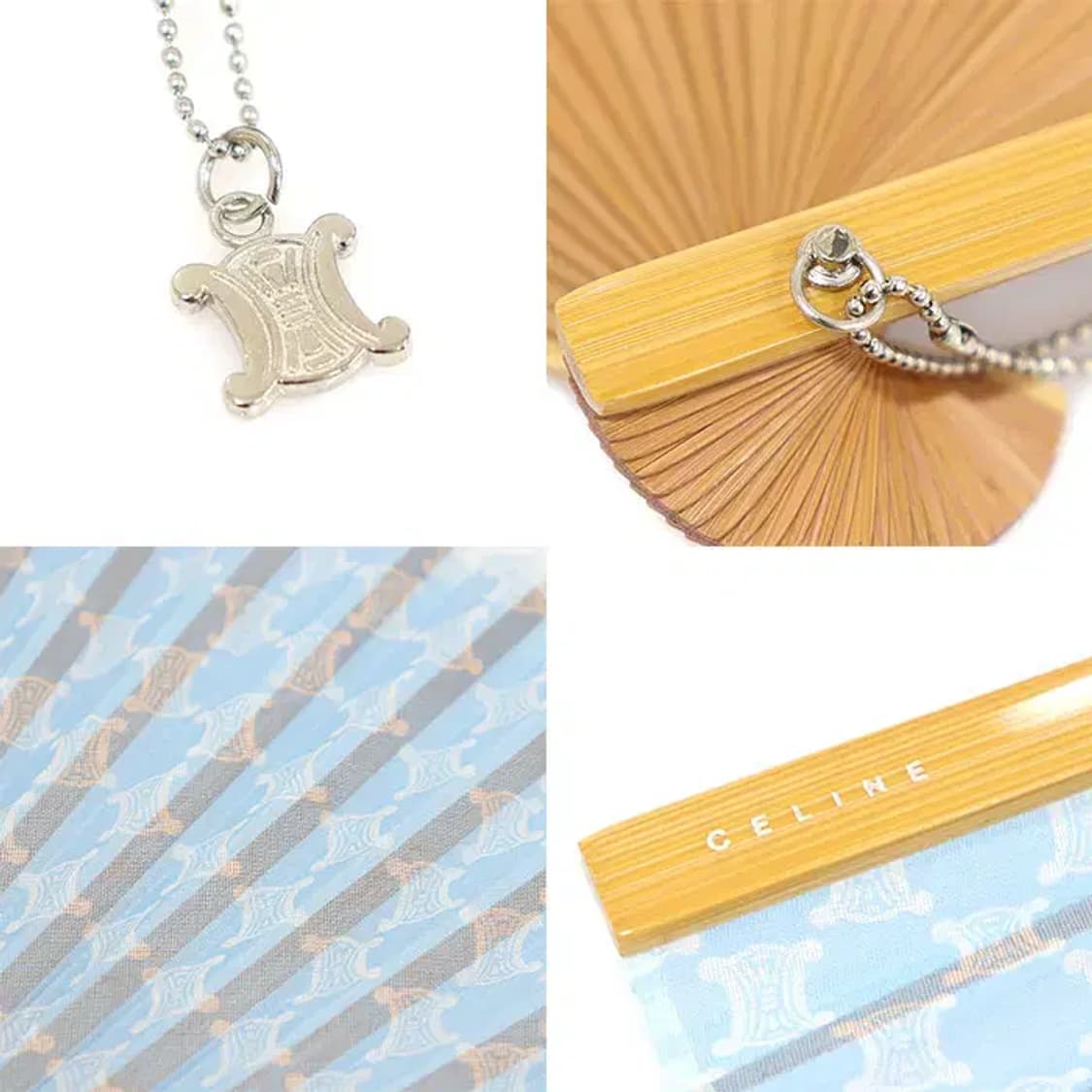 셀린느 109-5026-E 트리오페 펀칭 우드 부채 CO63603CE 상품이미지7