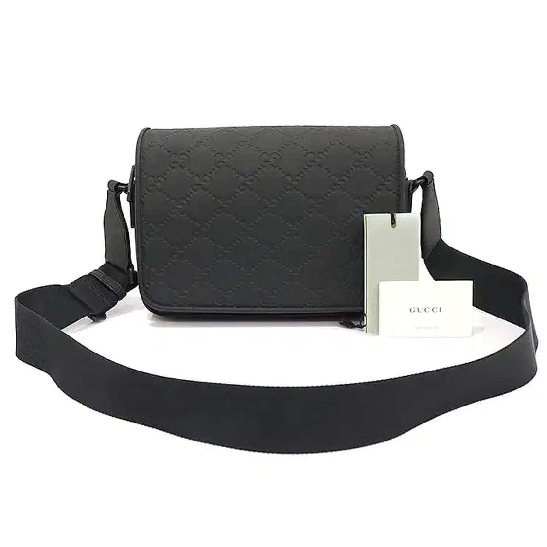 구찌 775097 러버 이펙트 레더 메신저 크로스백 CO56217GU 상품이미지2