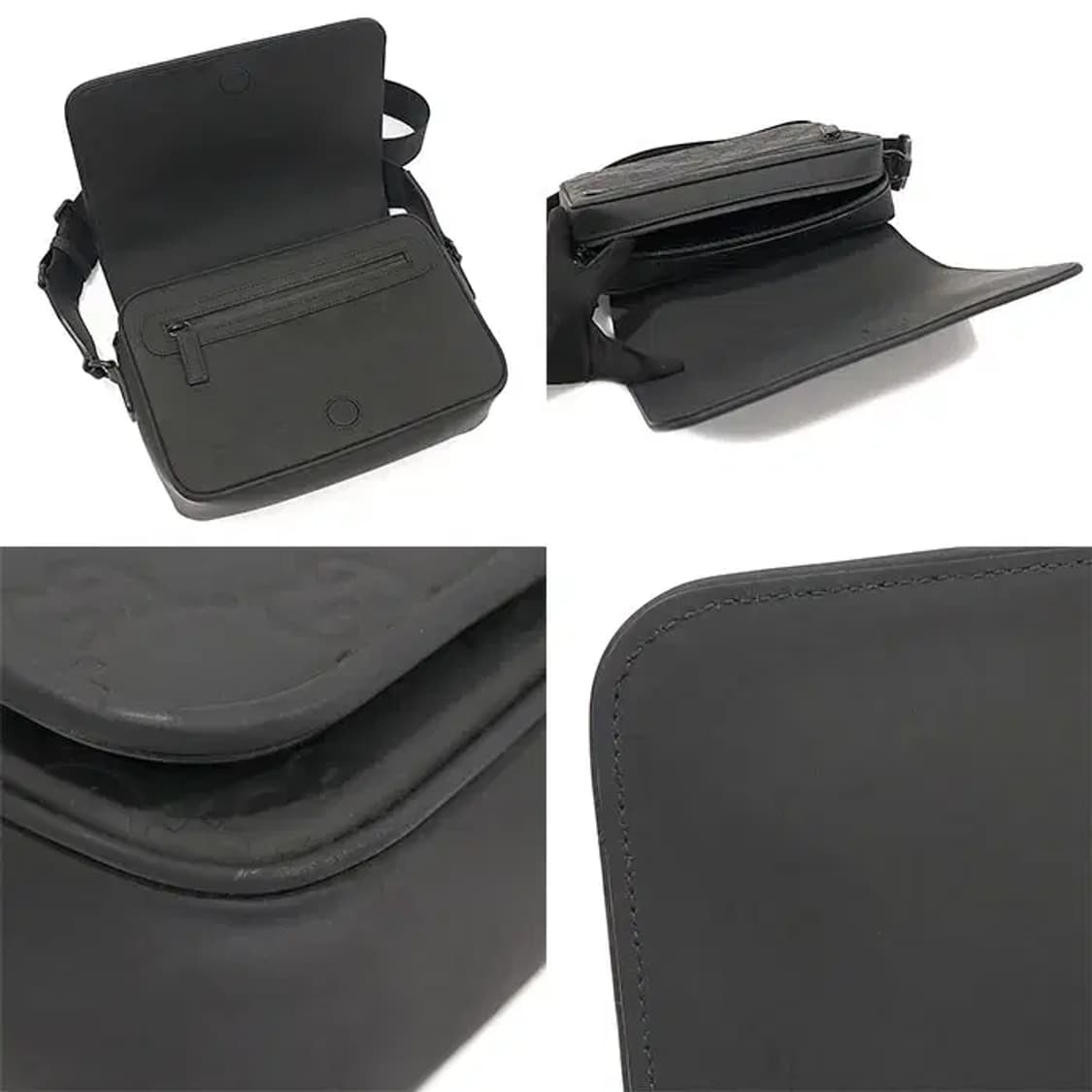 구찌 775097 러버 이펙트 레더 메신저 크로스백 CO56217GU 상품이미지6