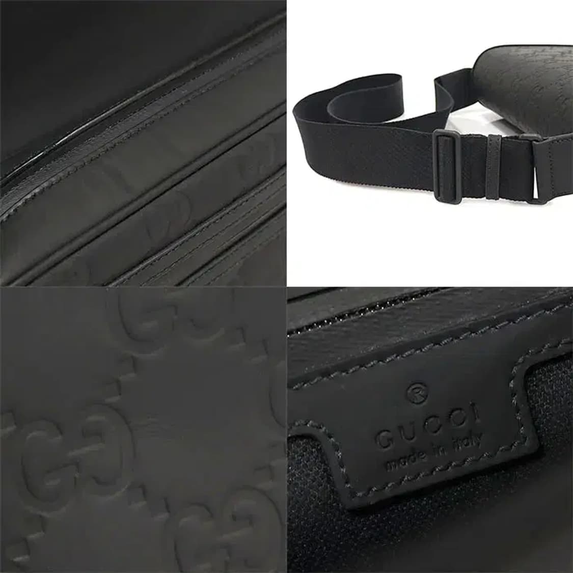 구찌 775097 러버 이펙트 레더 메신저 크로스백 CO56217GU 상품이미지7