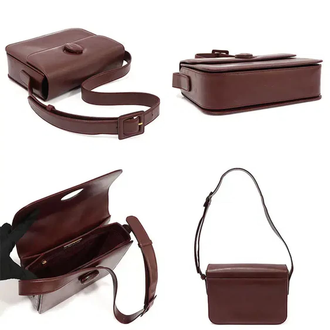 까르띠에 버건디 머스트 드 까르띠에 루비 라인 숄더백 CO14775CA 상품이미지4