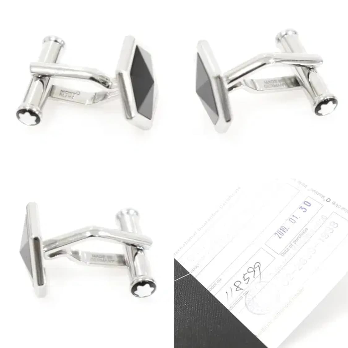 몽블랑 118599 스틸 오닉스 사토리얼 커프 링크스 CO03179MO 상품이미지7