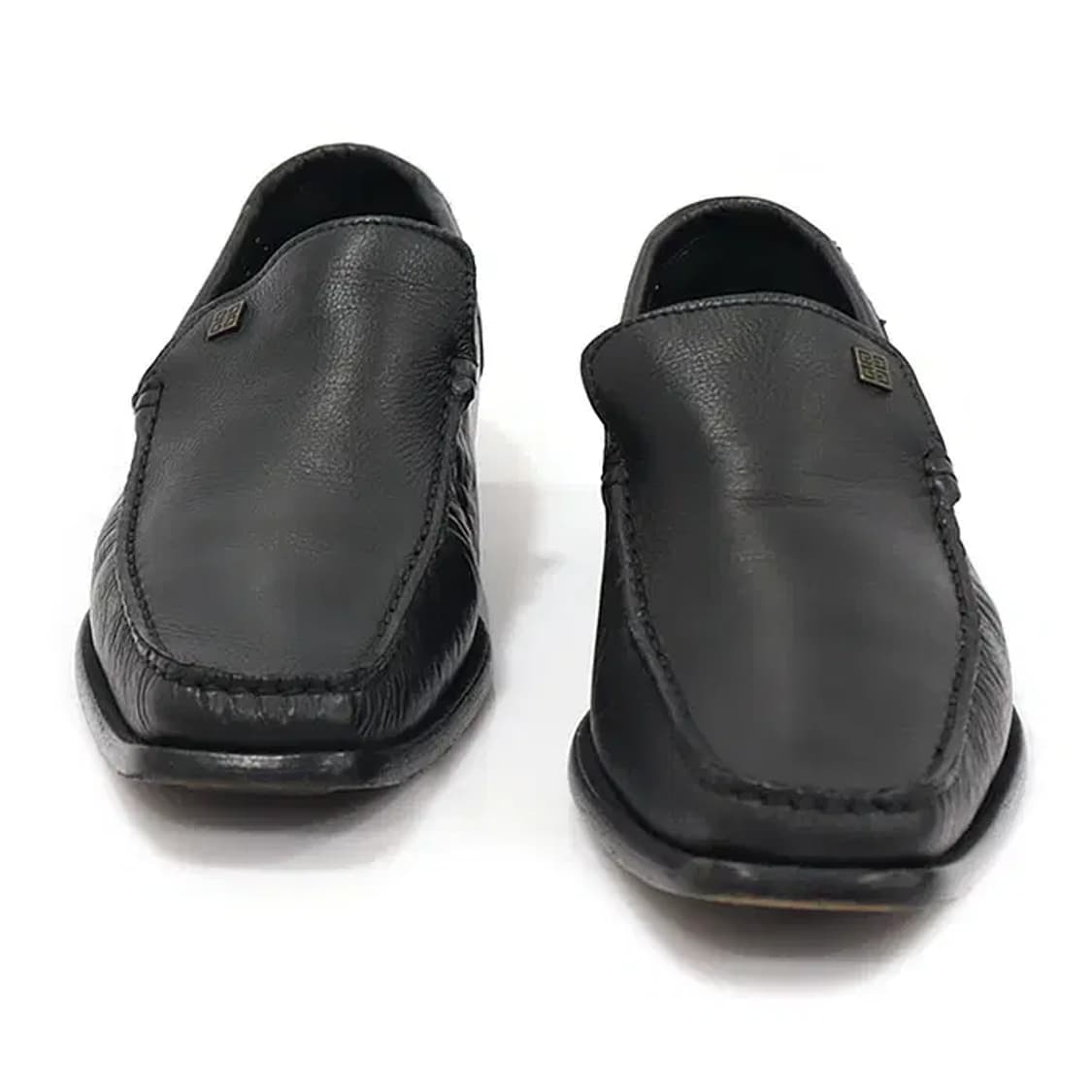 지방시 블랙 레더 메탈 4G 로고 장식 남성 로퍼 CO36210GI 상품이미지1