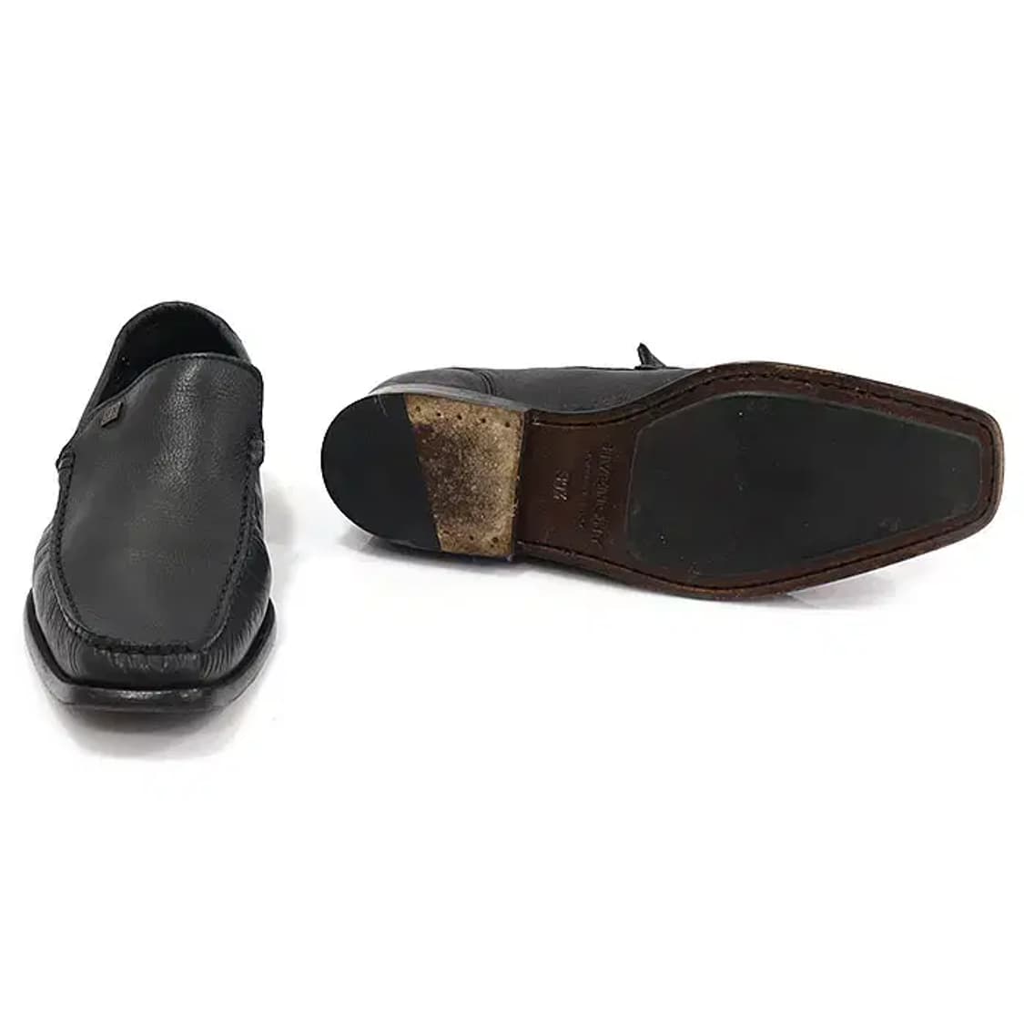 지방시 블랙 레더 메탈 4G 로고 장식 남성 로퍼 CO36210GI 상품이미지5