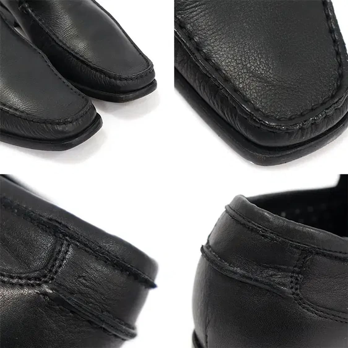 지방시 블랙 레더 메탈 4G 로고 장식 남성 로퍼 CO36210GI 상품이미지6