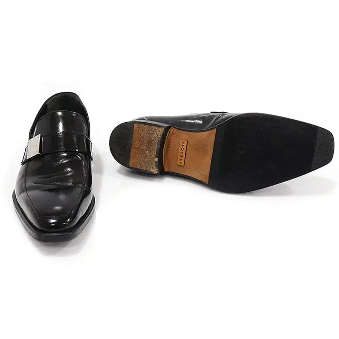 로에베 블랙 유광 레더 은장 로고 남성 로퍼 CO71970LO 상품이미지4