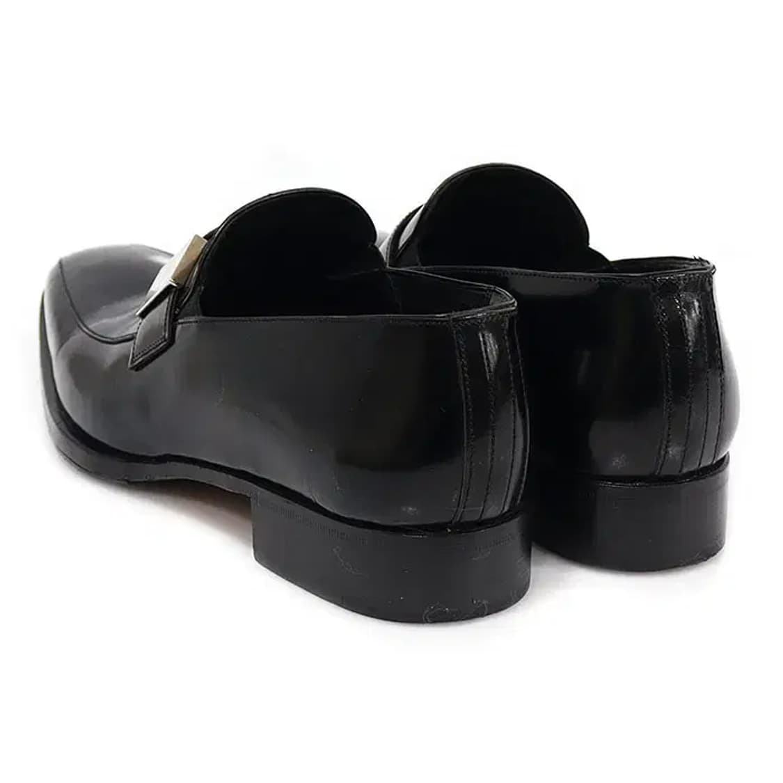 로에베 블랙 유광 레더 은장 로고 남성 로퍼 CO71970LO 상품이미지5