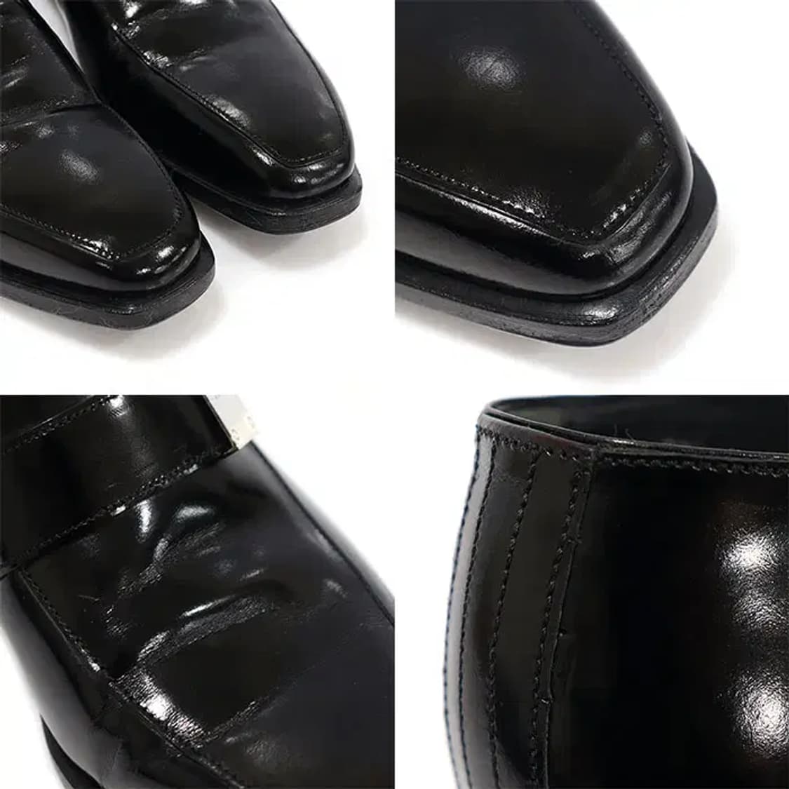 로에베 블랙 유광 레더 은장 로고 남성 로퍼 CO71970LO 상품이미지6