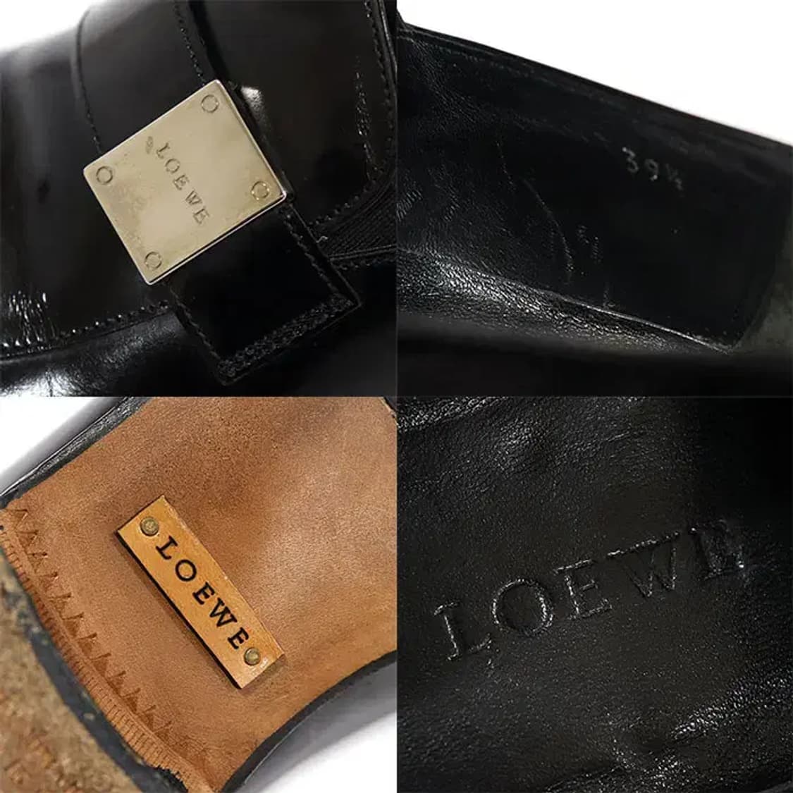 로에베 블랙 유광 레더 은장 로고 남성 로퍼 CO71970LO 상품이미지7