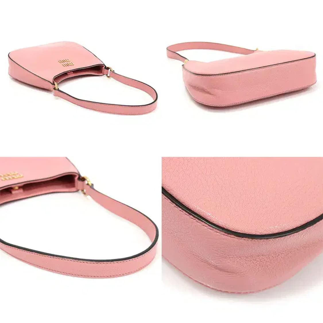 미우미우 5BC105 로사 핑크 마드라스 호보 숄더백 EP50219MIU 상품이미지6