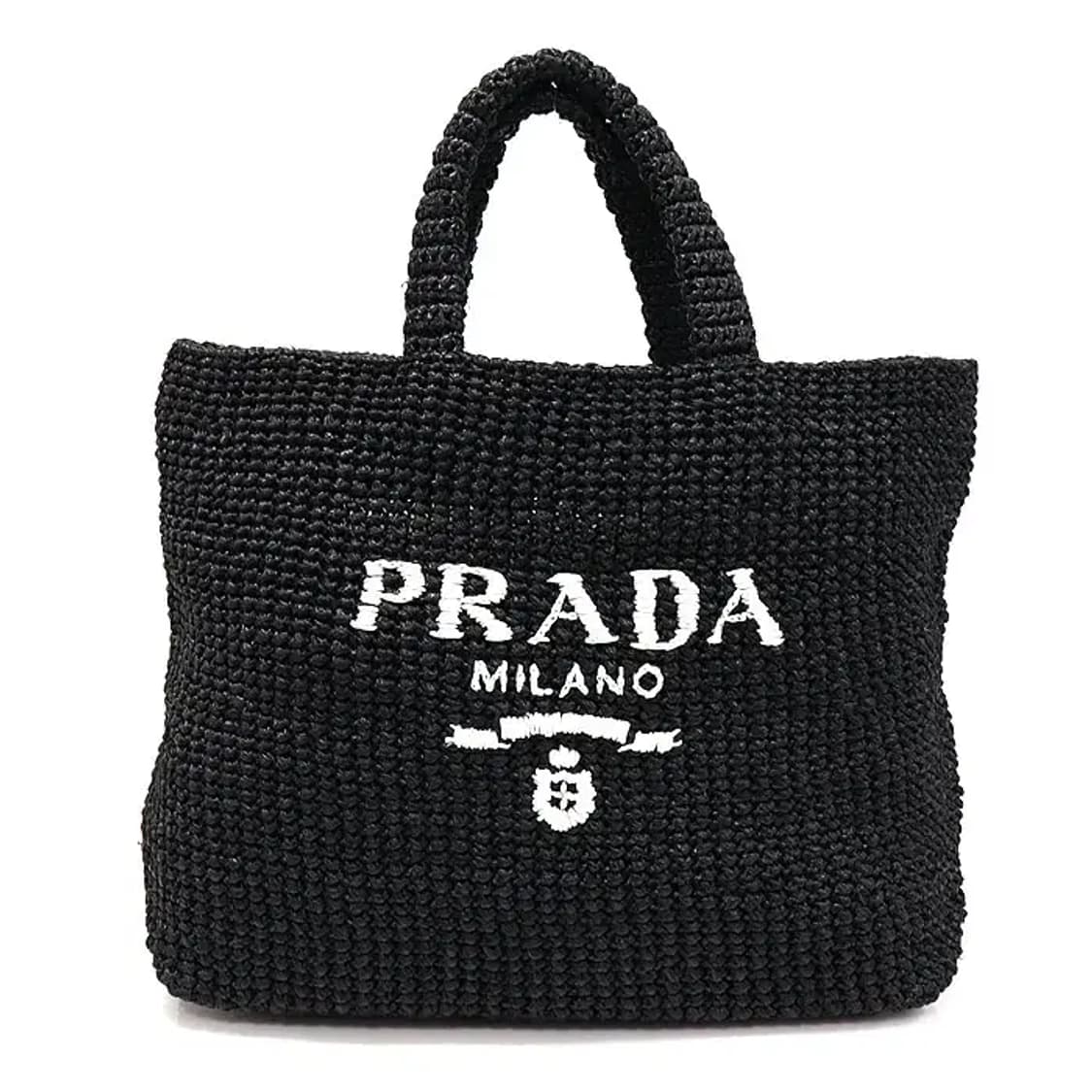 프라다 1BG392 라피아 이펙트 크로셰 토트백 EP53487PR 상품이미지1