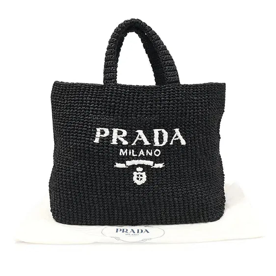 프라다 1BG392 라피아 이펙트 크로셰 토트백 EP53487PR 상품이미지2