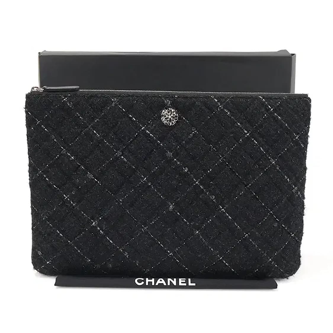 샤넬 트위드 램스킨 라지 클러치 (22번대) EP47656CH 상품이미지2