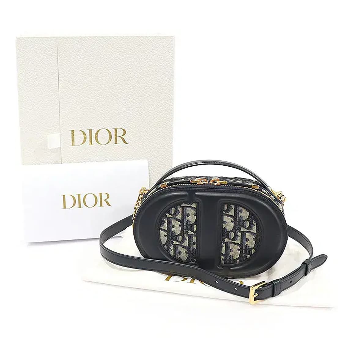 디올 S2201UTZQ_M928 오벌 토트 2WAY EP67523CD 상품이미지2