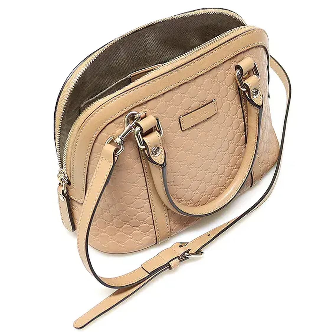 구찌 449654 베이지 마이크로 씨마 미니돔 2WAY EP23492GU 상품이미지6