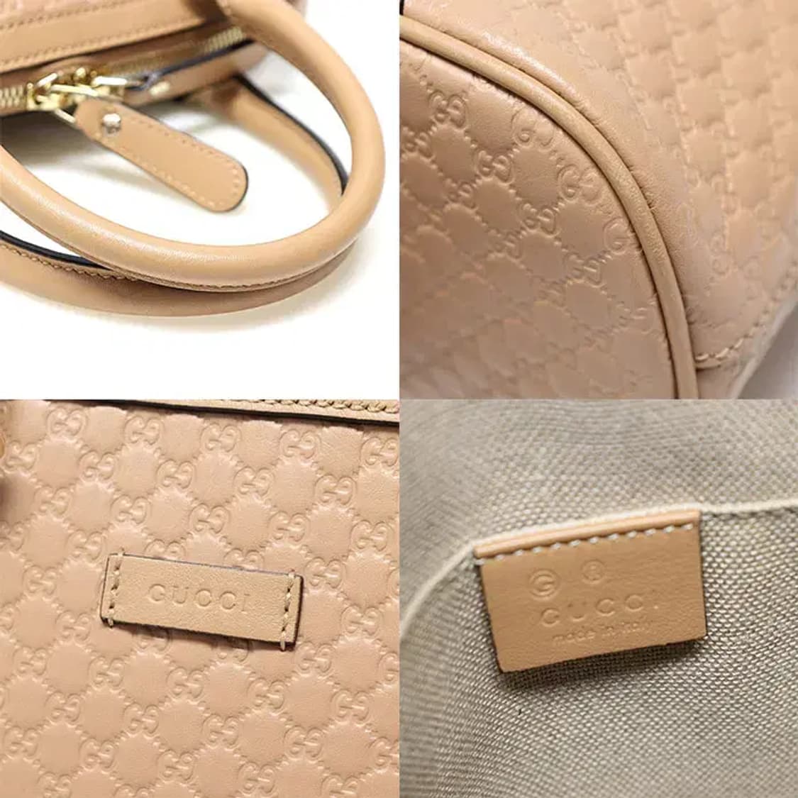 구찌 449654 베이지 마이크로 씨마 미니돔 2WAY EP23492GU 상품이미지7